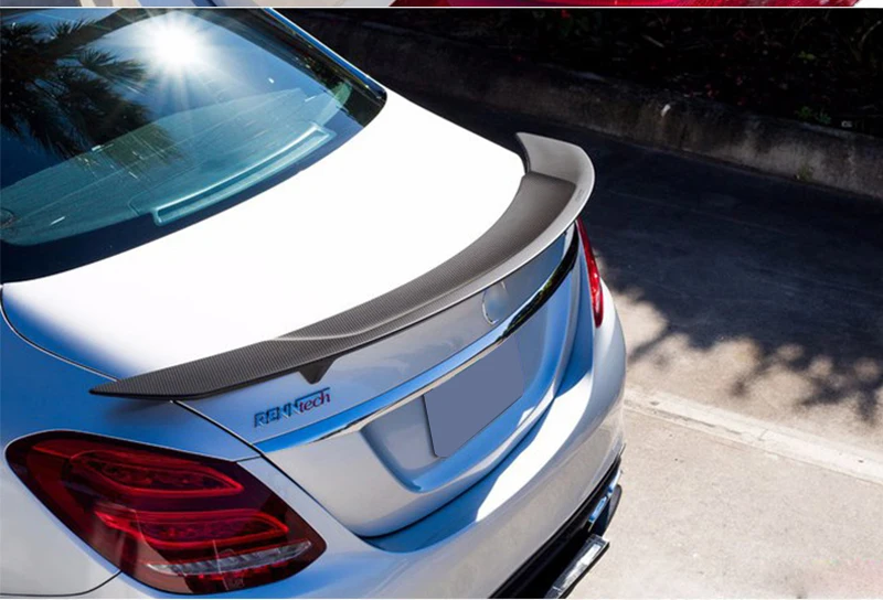Спойлер для Mercedes W205 C180 C200 C300 C350 C450 C220 4 двери 2015 2017GT стильный задний спойлер из