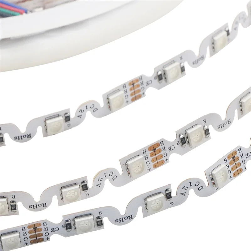 Лента Светодиодная гибкая 60 светодиодов/м 5 м/лот 5050 RGB|led strip 5050|led rgbled |