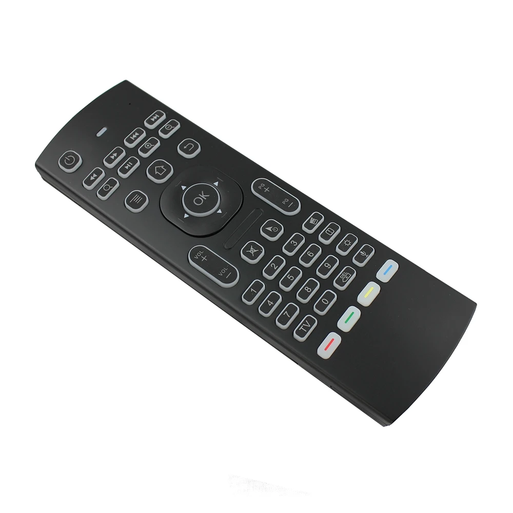 MX3 Air mouse голосовой пульт дистанционного управления английский Pro с подсветкой 2 4G