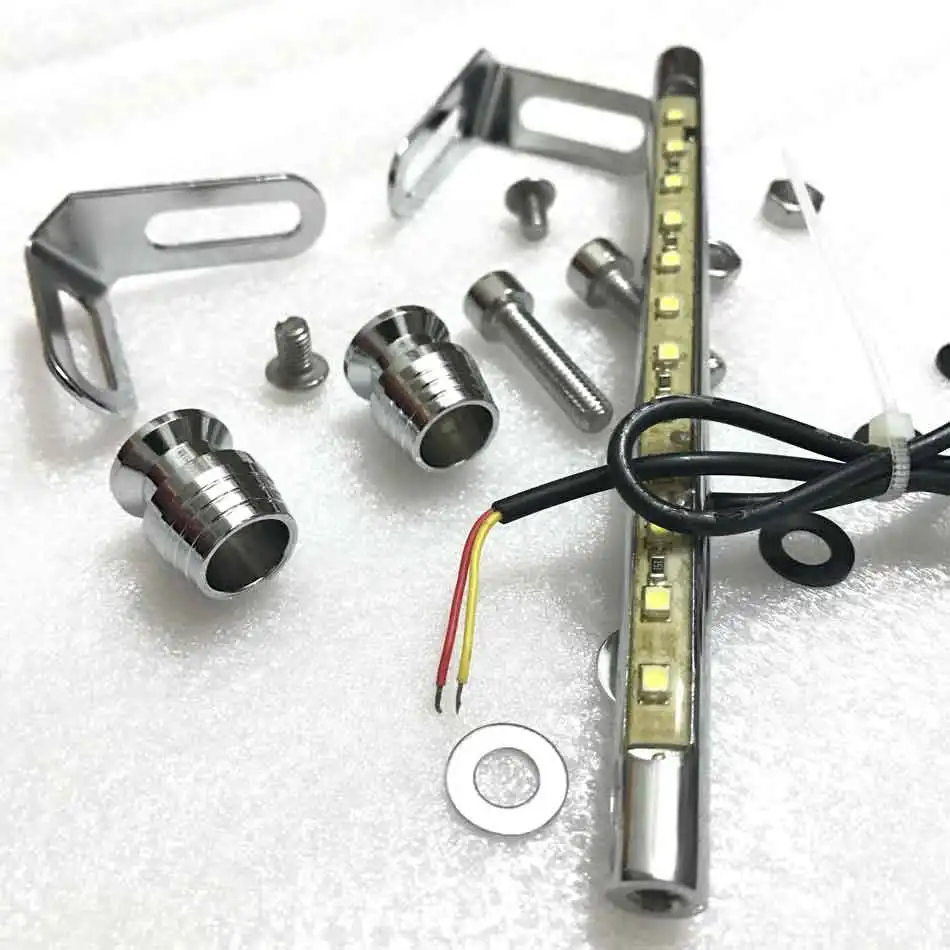 Золотой Для 2006 2007 2008 Yamaha FZ6 Fazer держатель номерного знака аккуратные задний фонарь Лицензия frame кронштейн Алюминий аксессуары велосипед - Цвет: Золотой