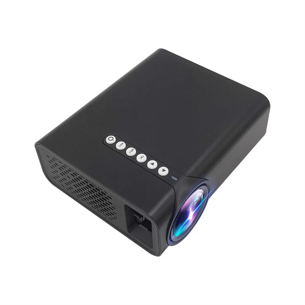 Hiperrelo1800 люмен 1080P YG620 портативный домашний светодиодный проектор USB кинотеатр Мультимедиа AV SD HD проектор светодиодный Apr25