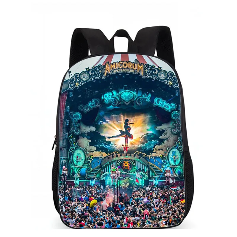Рюкзак LUOBIWANG Tomorrowland с музыкальным принтом для мальчиков и девочек подростков