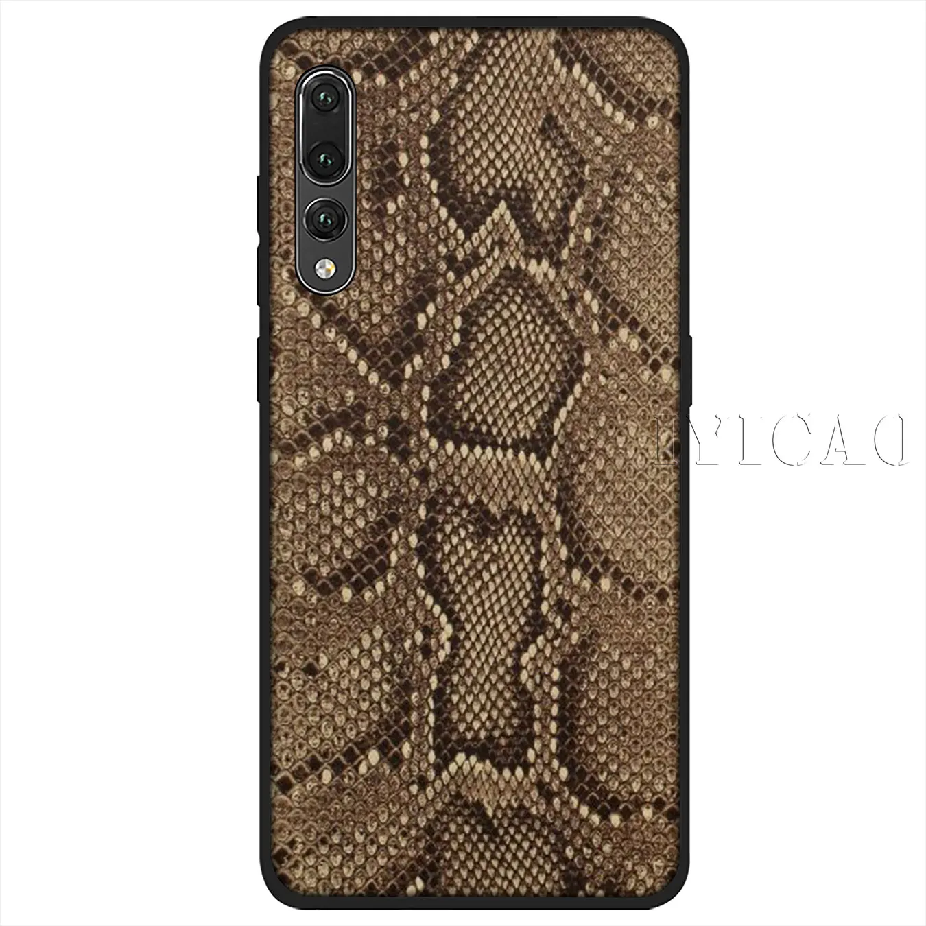 IYICAO Snake Skin DIY Leopard Drawing Soft Silicone Case for Huawei P30 P20 Pro P10 P9 P8 Lite Mini 2017 2016 P smart Z 2019 |