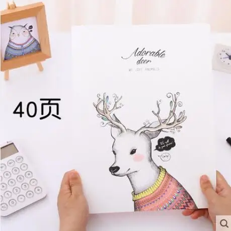 Мультфильм А4 книга данных - Цвет: Зеленый