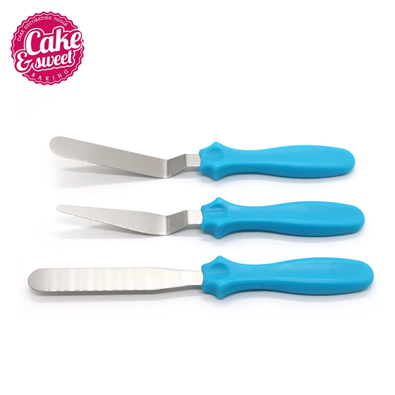 3 шт./компл. кремовый нож шпатель коленчатый/угловой палитра ножей инструменты