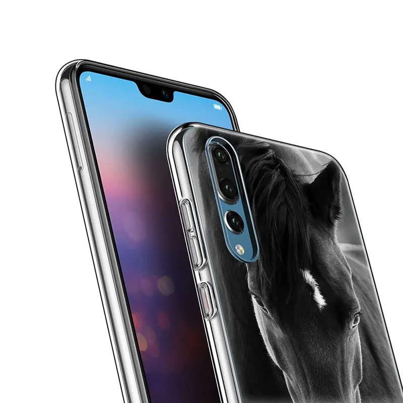 Мягкий силиконовый чехол для телефона Huawei P30 P20 Pro P10 P9 P8 Lite 2017 P Smart Z Plus 2019 NOVA 3 3i