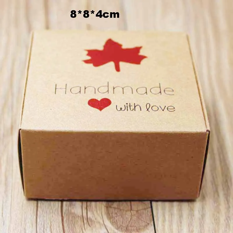 10pcs/lot multi styles Wedding gift Box Vintage Kraft Handmade Gift box white paper package black gold foil display | Украшения и