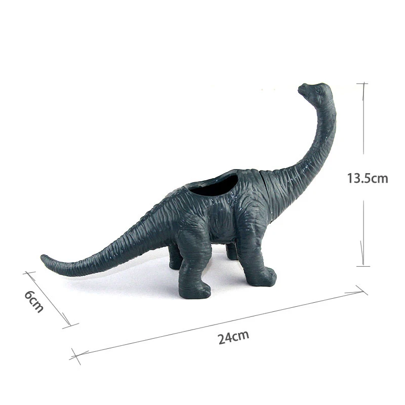 Пластиковый динозавр животные цветочный горшок для кактуса суккулент бонсай
