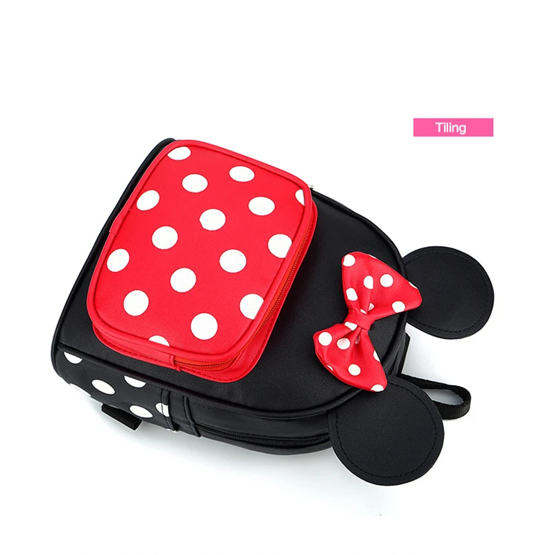 Pu кожа милый мультфильм лук небольшие школьные рюкзаки для подростков девочек