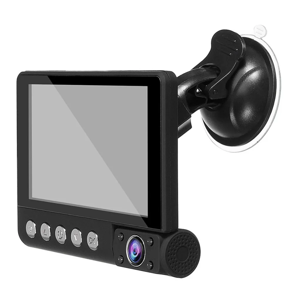 4," ips Автомобильный видеорегистратор Камера с двумя объективами FHD 1080P видео рекордер Авто регистратор видеокамера DVRs видеорегистратор монитор заднего вида