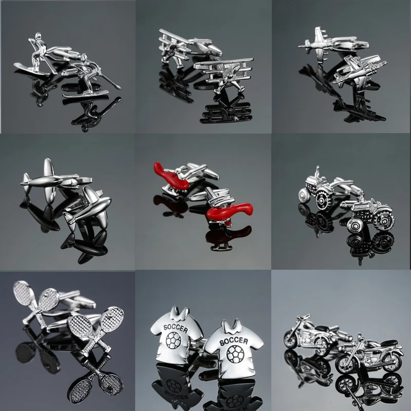 Мужская рубашка высокое качество модные брендовые украшения манжеты на