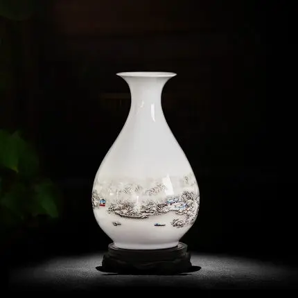 Керамические вазы Цзиндэчжэнь Ранняя Цветочная композиция для гостиной