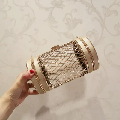 gold SEKUSA/Модные женские Дизайнерские клатчи на каждый день из искусственной кожи, сумки через плечо на цепочке, вечерняя сумочка для свадебной вечеринки, кожаный кошелек - Цвет: gold