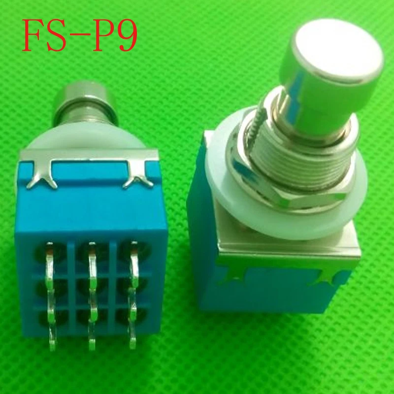 Педаль для гитары 50 шт.лот 9-PIN 3PDT, педаль для создания эффектов, металлический переключатель, истинное отключение, бесплатная доставка (art.: 67a03404) - 67a03404