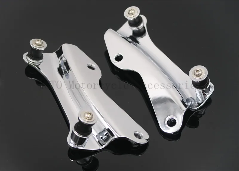 

Chrome Motorcycle 4-Point Docking Hardware Kit for Harley Road Glide Road King Street Glide Special FLHXS 2014 up