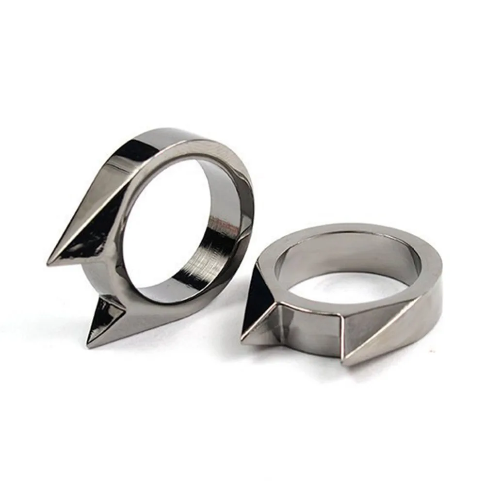 2017 New Cat Ear Shape Self-defense Ring Unisex Window Breaker Emergency Rescue Survival Pocket Tool Jewelry Outdoor EDC | Спорт и