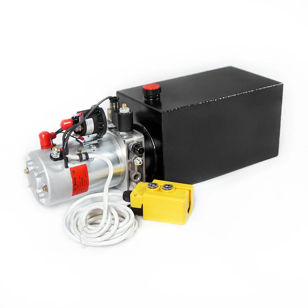 DC дом 10L одностороннего действия гидравлического насоса Мощность Блок 12V