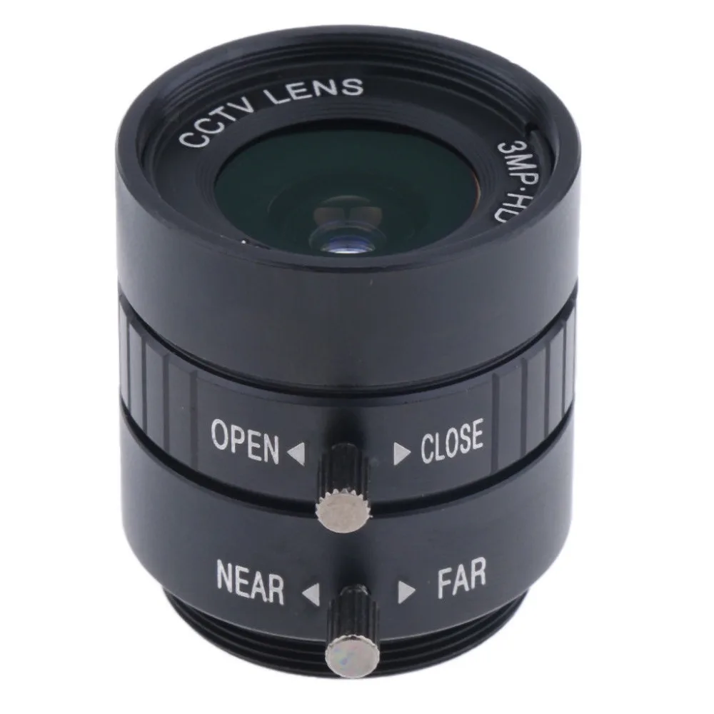 HD 3MP 1/2 &quot6 мм F1/2 Объектив с фиксированным фокусом для камеры