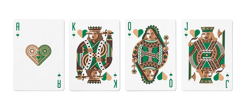 ITgimmick игральные карты с зелеными колесами (ограниченное издание) произведено