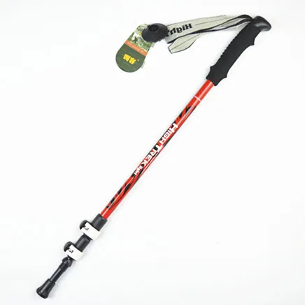 Outdoor Climbing Carbon Fiber Mountaineering Adjustable Lever Lock Lightweight Trekking Hiking Pole Walking Senderismo Stick | Спорт и