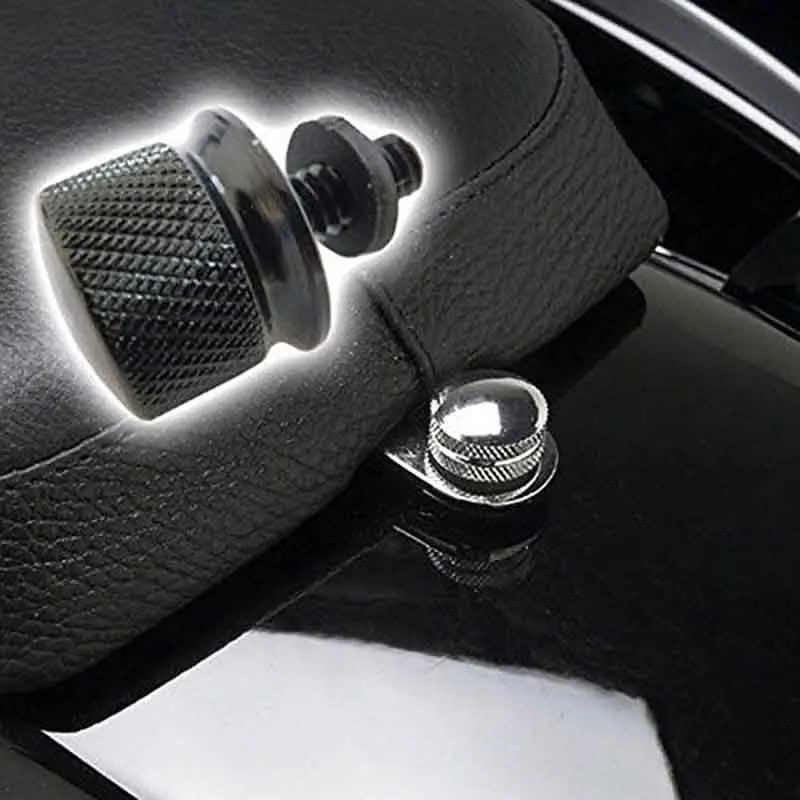 Mansuo 6mm Aluminum Motorcycle Rear Seat Bolt Billet for Sportster Street Glide Black | Автомобили и мотоциклы