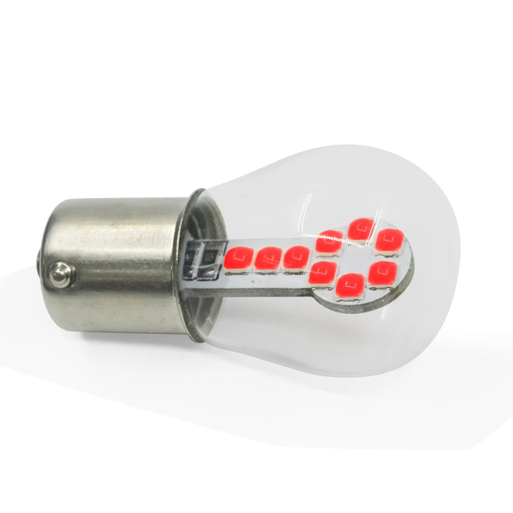 Дневный ходовой светильник 1 шт. S25 1156 P21W BA15S BAY15D P27W 1157 3030 18SMD|Сигнальная лампа| |