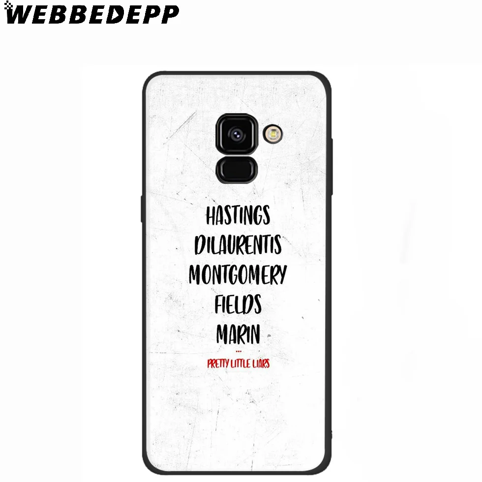 WEBBEDEPP Pretty Little Liars Tv силиконовый чехол для Samsung Galaxy A3 A5 A6 A7 A8 A9 A10 A20 A30 A40 A50 A70 M10 M20 M30 |