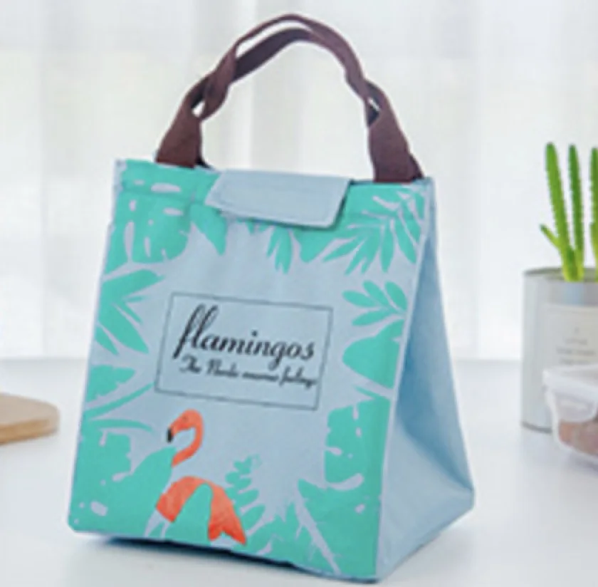 Ограниченная Lunchbox сумка-холодильник Young S пансион Водонепроницаемый Портативный Bento мешок мультфильм Ланч студентов изоляция на заказ - Цвет: green