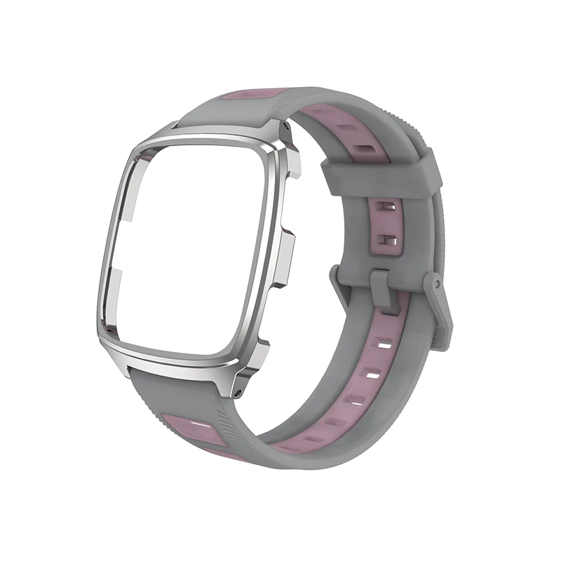 Mijobs ремешок на запястье для Fitbit Versa Lite аксессуары Чехол протектор Браслет для Fitbit Versa ремешок Смарт часы крышка браслет