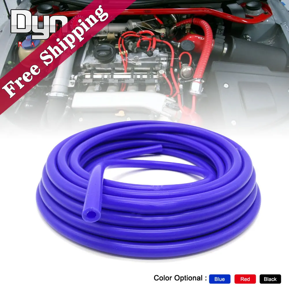 Dyno racing Бесплатная доставка 5 м Длина 5/32 &quot-4 мм Вакуумный силиконовый