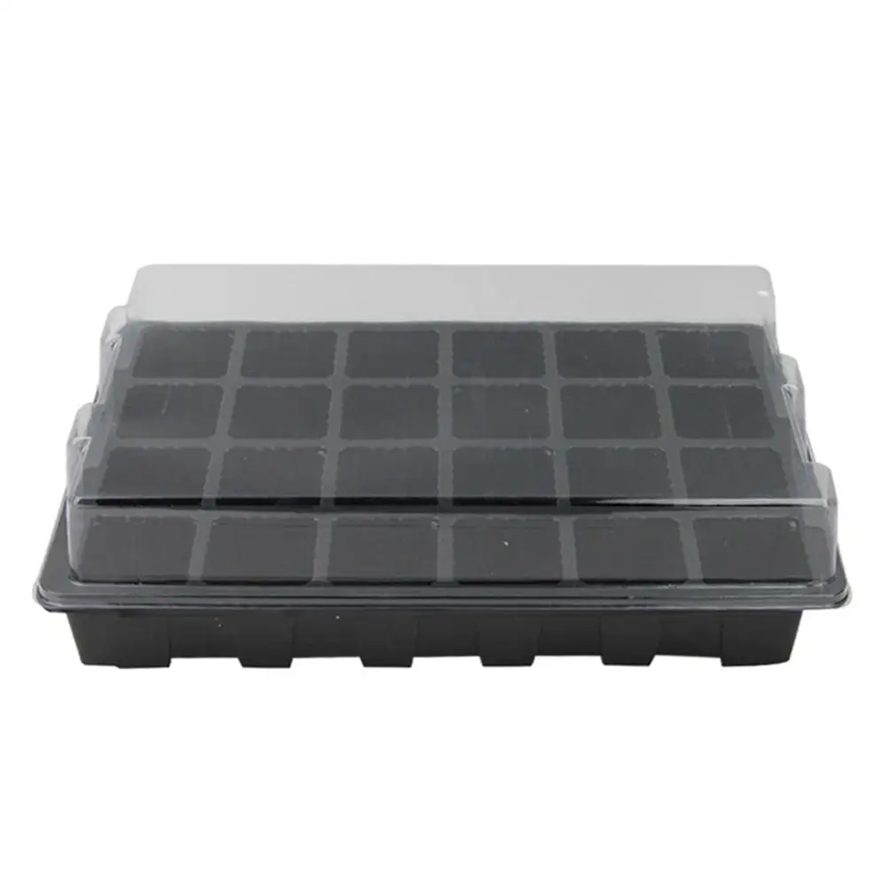 Adeeing 3 шт./компл. 24 Отверстия поднос для саженцев горшок растений Seeding Box с большими