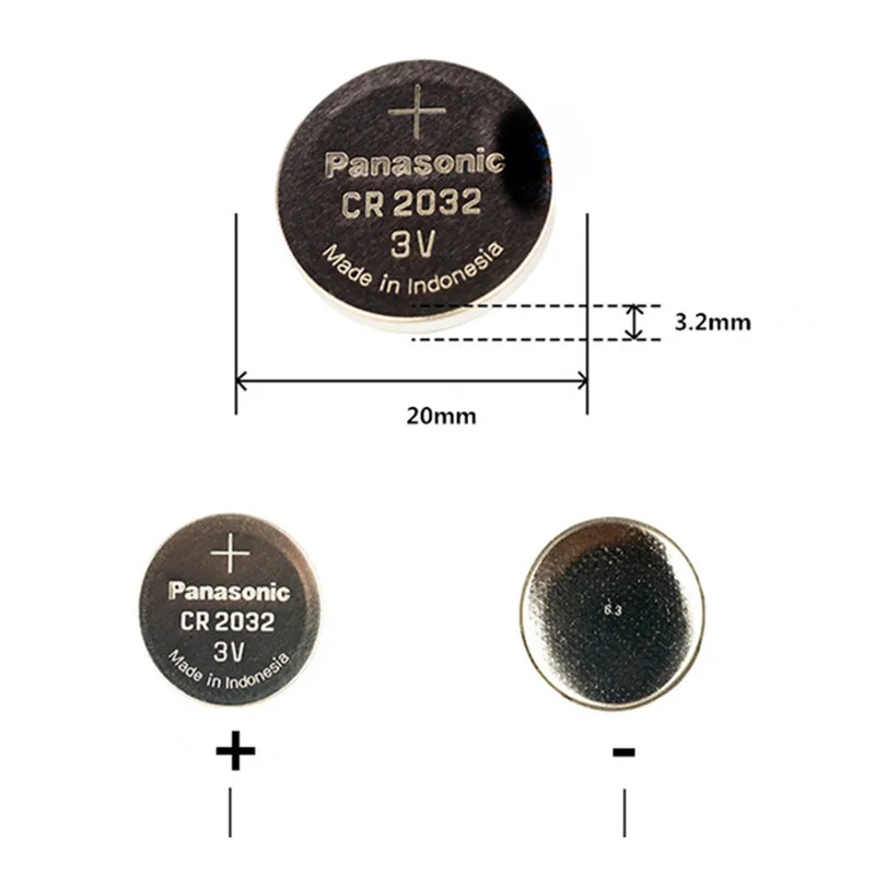 5 шт. оригинальный бренд Cr2032 для PANASONIC Varta 3 В кнопки сотового монет батареи Watch