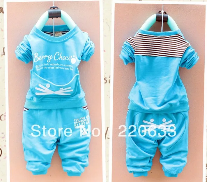 Комплект одежды для мальчиков детская/детская одежда спортивный костюм футболка