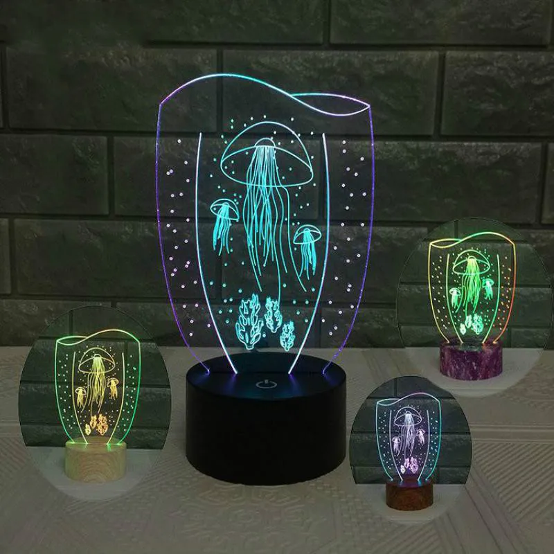 Usb Led Дети 3d лампа Новинка Led 3d свет детская комната Luminaria светодиодные настольные лампы Lamparas De Mesa настольная лампа