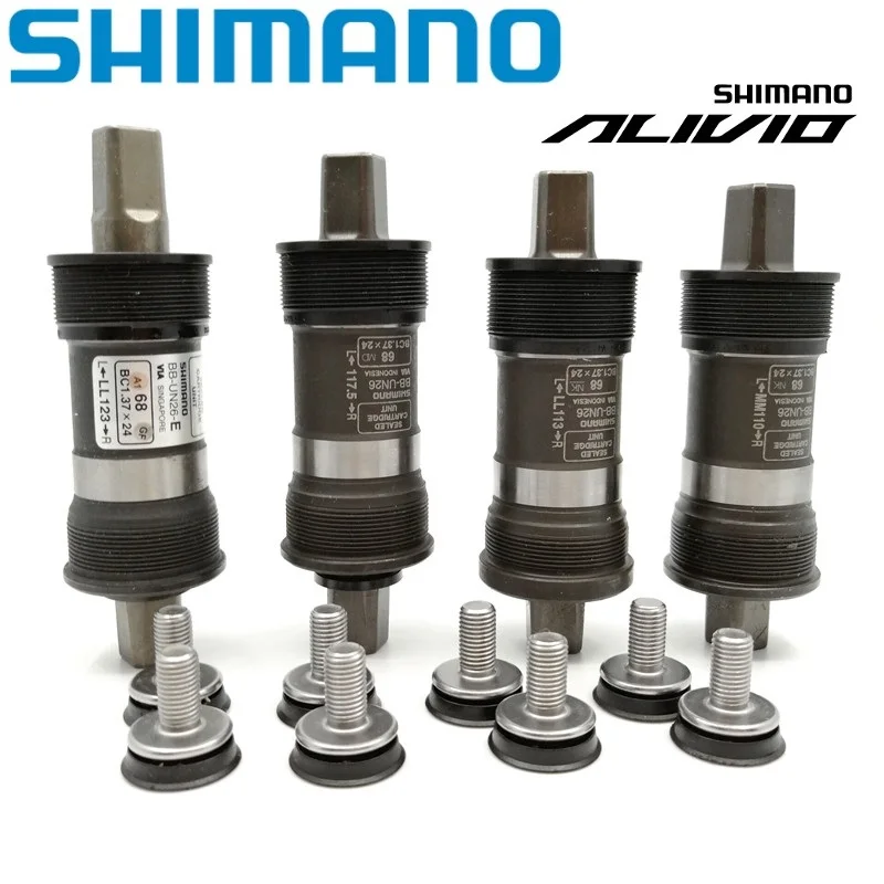 Shimano ALIVIO UN26 Картридж Нижний Кронштейн 68 мм * 110 113 123 117 5 квадратное отверстие оси с