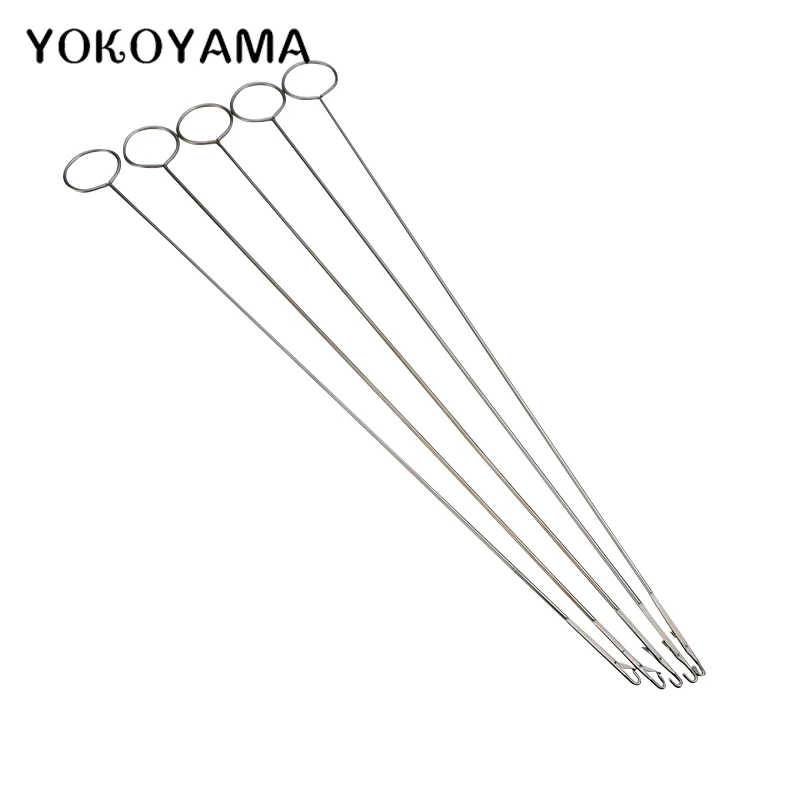 YOKOYAMA Steel Knitting Hook Needles Crochet Template Bending Shape DIY Kit Loom Tool Clothing Embroidery Sewing Parts | Дом и сад