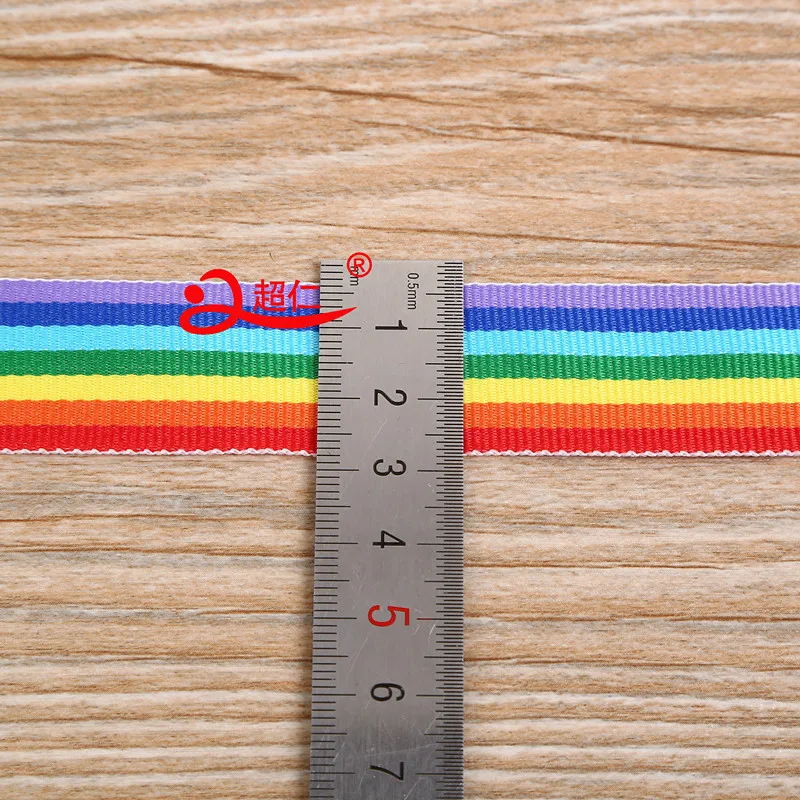 Width 1-5cm / Length 100m Colorful Ribbon Rainbow Backpack Decoration Clothing Bag Accessories Festival Celebration | Дом и сад