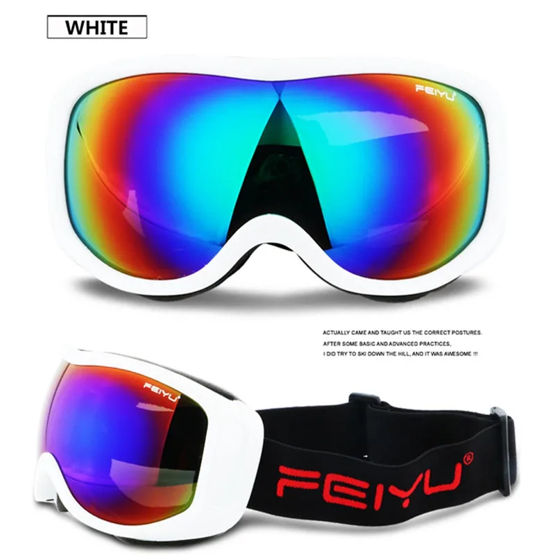 Professional Ski Goggles UV400 Anti-Fog Winter Windproof Snowboard Outdoor Riding Skiing Men Women Snow |