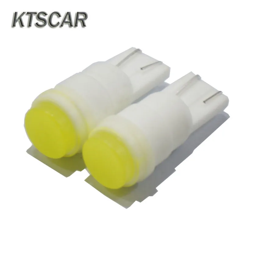KTSCAR 2X T10 Led W5W 194 Cob белый светильник керамическая лампа 1 5 Вт автомобильные