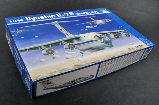Модель Trumpeter 03901 1/144 масштаб самолет Илюшин IL-76 Сборная модель комплектов модель строительные Весы Модель самолета наборы