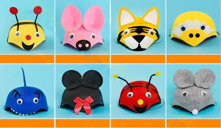 Детский костюм для Хэллоуина и рождественской вечеринки 50 шт. косплея 3D шляпа