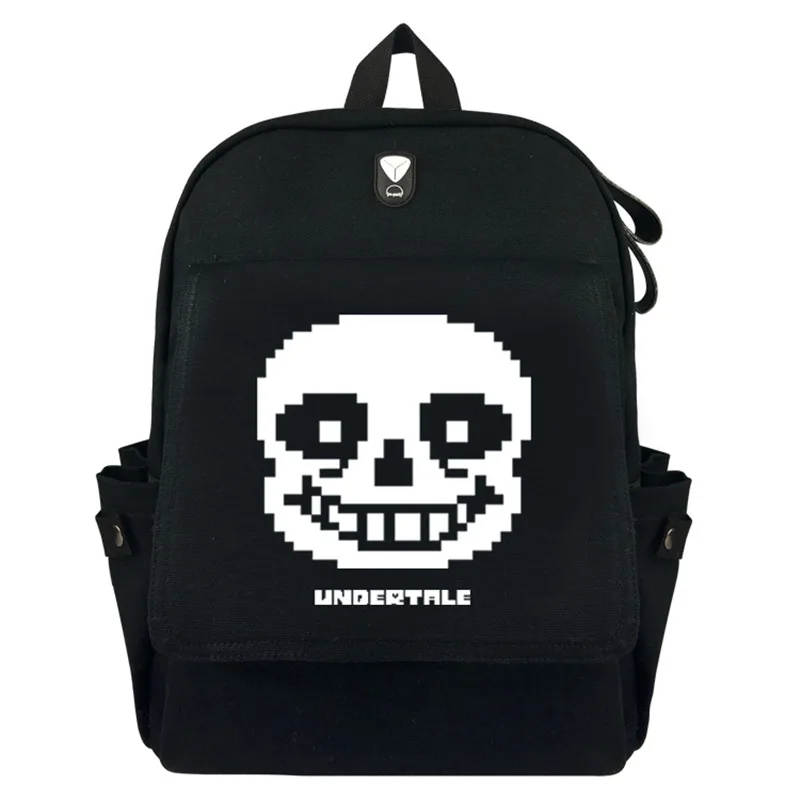 Men Women Canvas Backpack Undertale Sans Haversacks Casual Travel Bag Shoulders Bags Rucksack Bookbag School | Багаж и сумки
