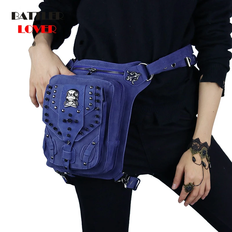 Vintage Steampunk Fanny Bag Steam Punk Retro Rock Gothic Bag Goth Shoulder Waist Bags Packs Victorian Style Women's Men Leg Bags