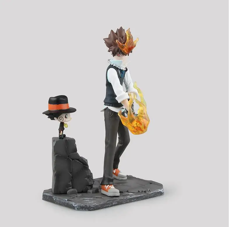 Кукла Reborn Sawada Tsuna 18 см мультяшная аниме экшн фигурка ПВХ игрушки Коллекционные