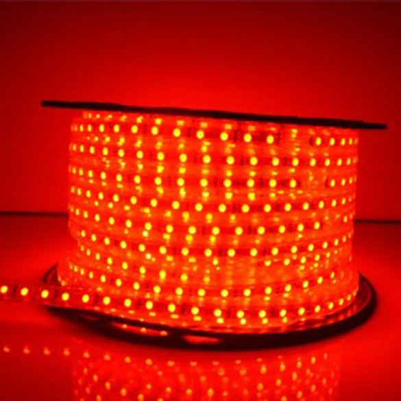 Рождественское украшение 100 м Светодиодная лента 5050 RGB IP67 60 светодиодов/м 220 в 110 В