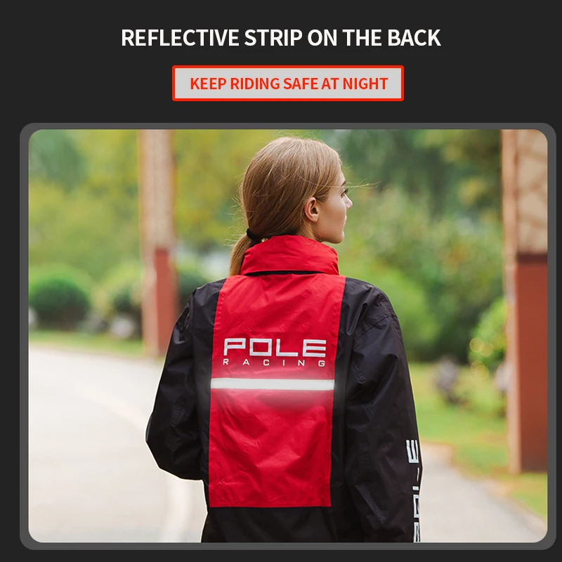 Плащ дождевик для мотоцикла водонепроницаемый костюм + дождевые штаны пончо