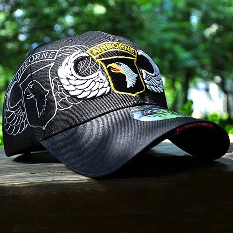 Мужская и женская тактическая Снэпбэк Кепка HANWILD 101st|bone aba curva|aba curvaarmy baseball cap |