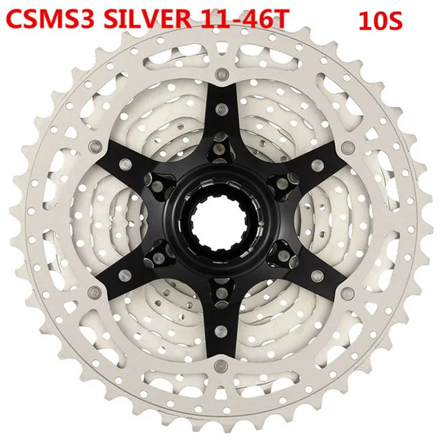 10S 11-46T All Silve Высокое качество прочный sunracing маховик CSMX8/CSMX3 горный велосипед 8 S/9 S/10 S/11 S/12 S 28 T-50 T полный спектр Маховиков - Цвет: 10S 11-46T All Silve