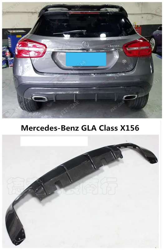 Задний спойлер для автомобиля из углеродного волокна Mercedes Benz GLA Class X156 2015 2018