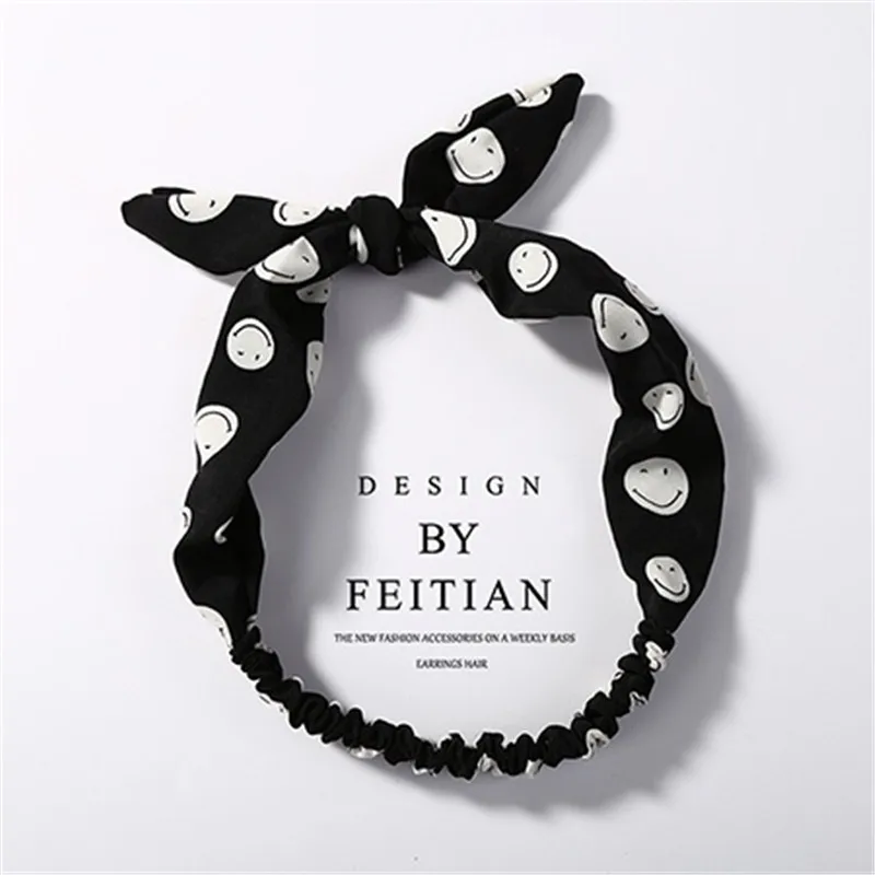 Summer Style Colorfull Chiffon Bowknot Hairbands Elastic Hair Bands Knot Headbands for Women Girls Hair Accessories Headwear